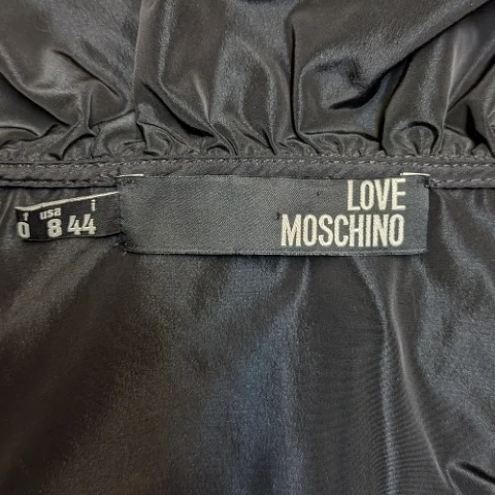 Moschino Pre-Owned Pre-owned Polyester tops Black Dames