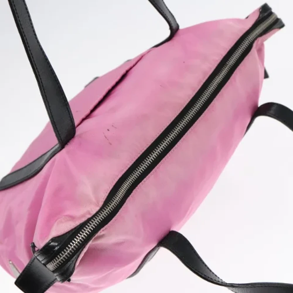 Prada Vintage Pre-owned Nylon prada-bags Pink Dames
