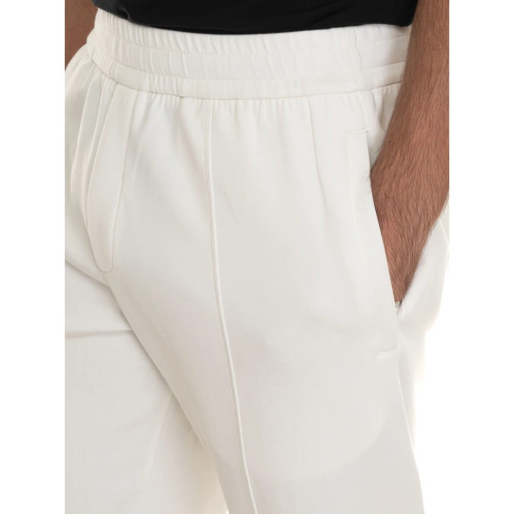 Emporio Armani Slim Fit Broek voor Mannen White Heren