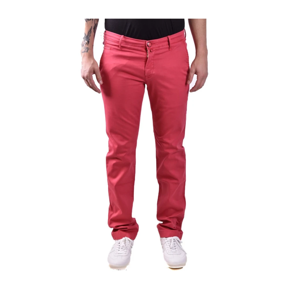 Jacob Cohën Slim-Fit Bomull Byxor Red, Herr