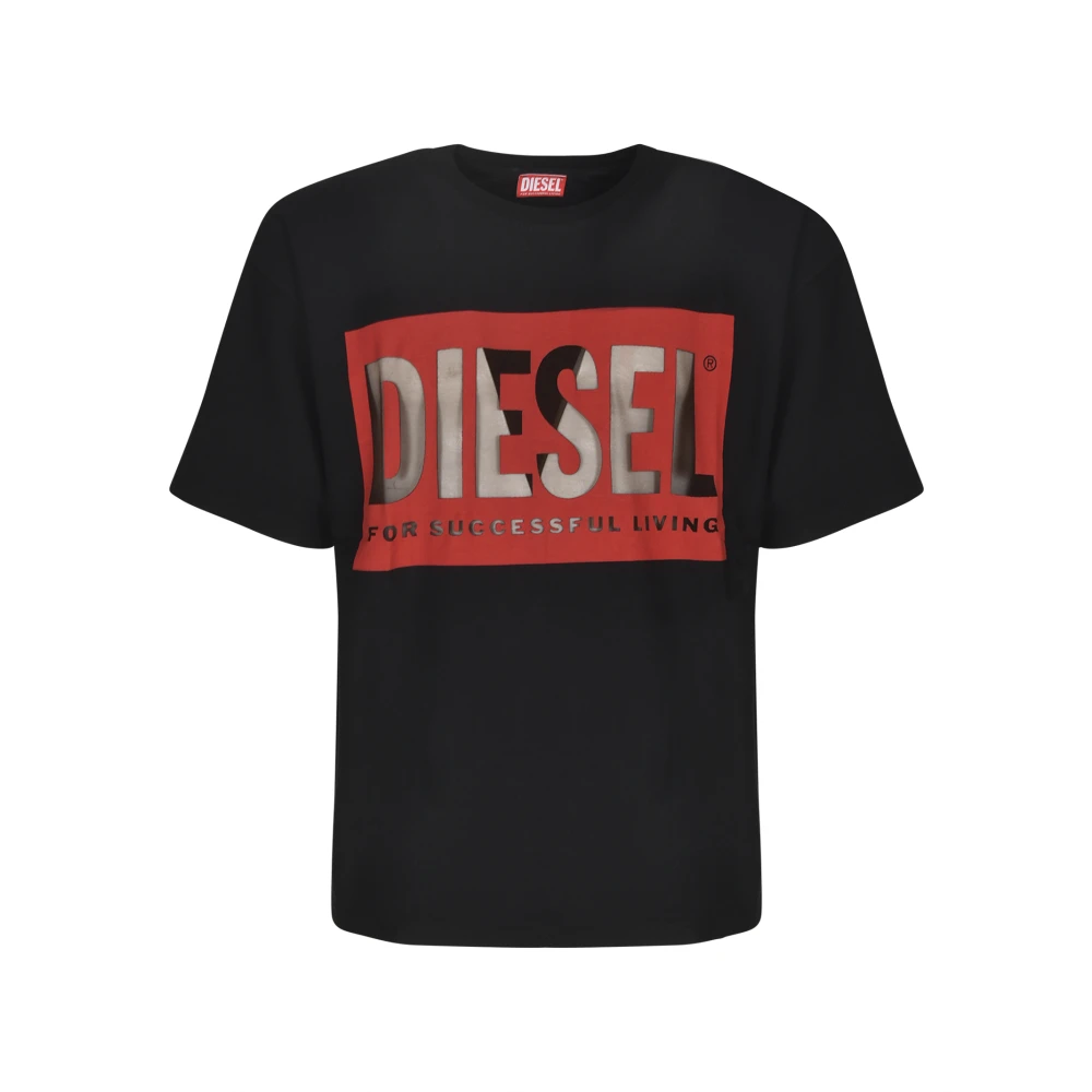 Diesel Stijlvolle T-shirts en Polos Black Heren