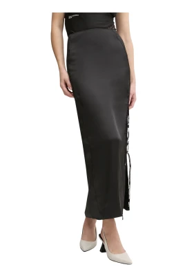 KLJ Satin Maxi Skirt