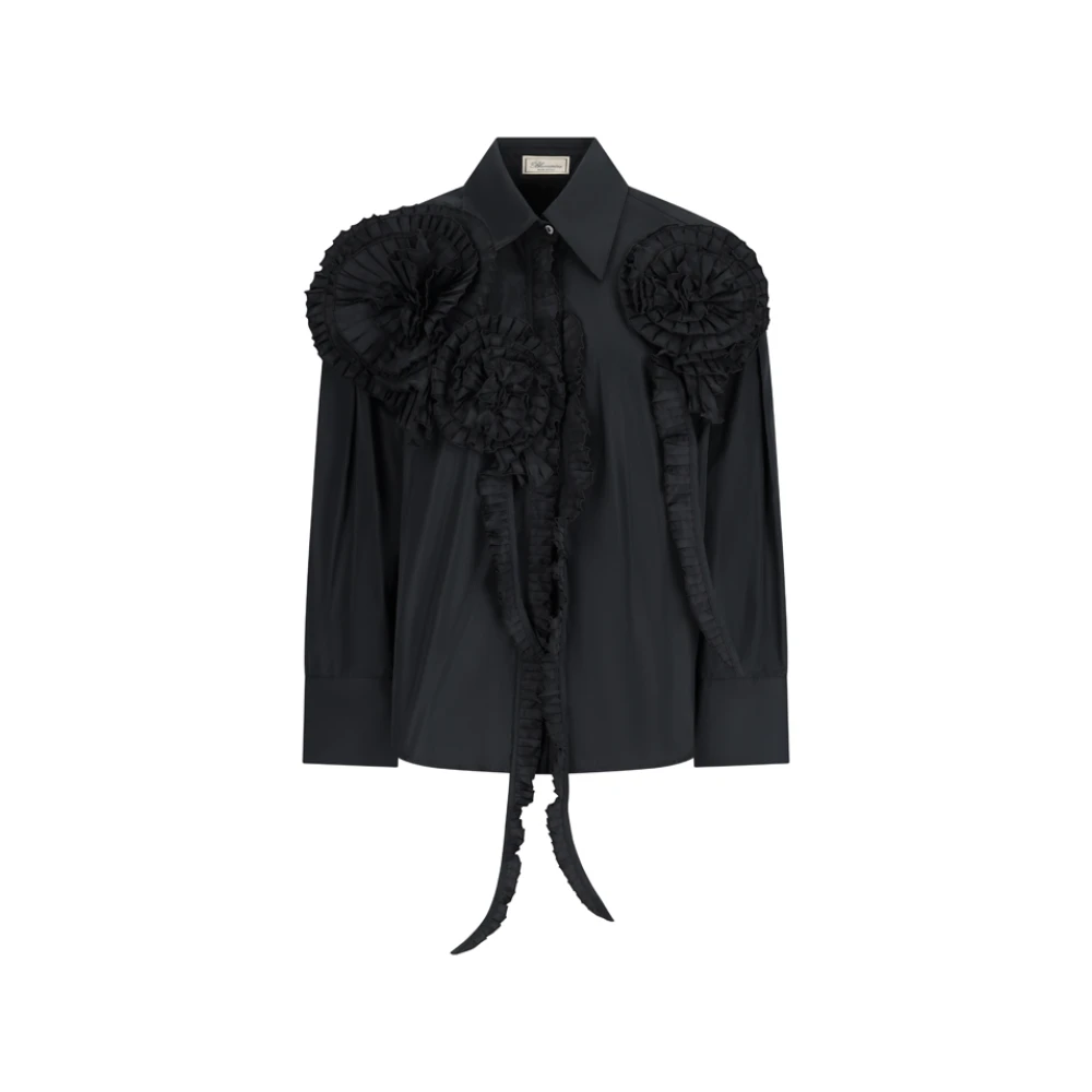 Blumarine Donna Nero Camicette M, New,