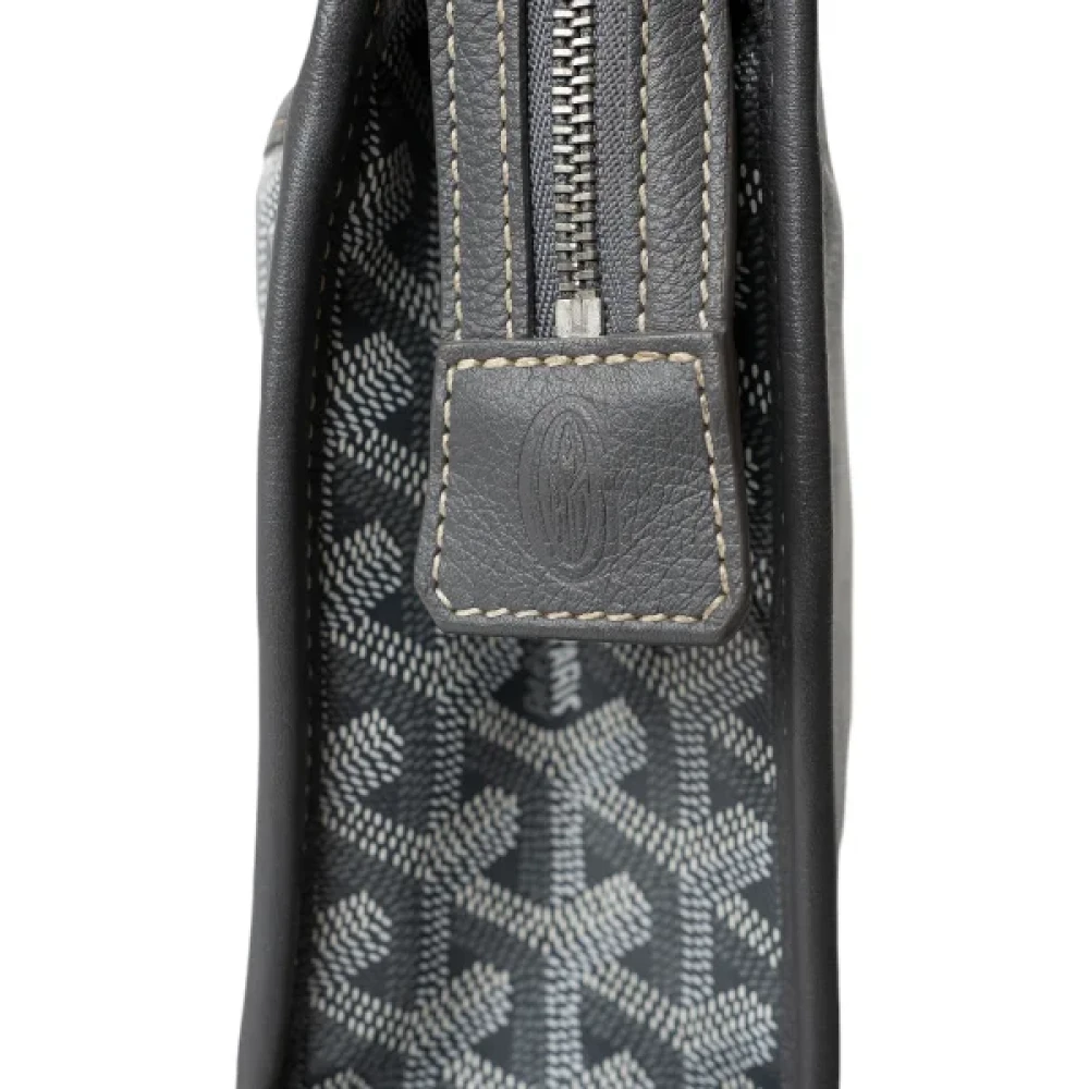 Goyard Vintage Pre-owned Fabric handbags Gray Dames