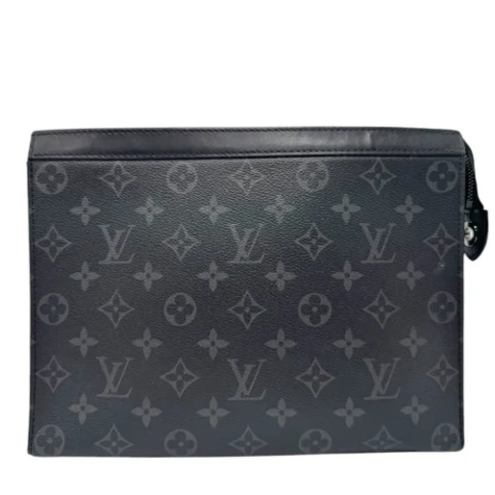 Louis Vuitton Vintage Pre-owned Canvas louis-vuitton-vskor Gray, Herr