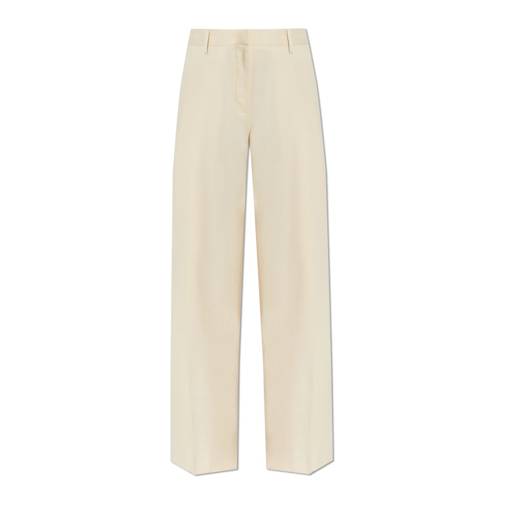 Helmut Lang Linnen broek Beige Dames