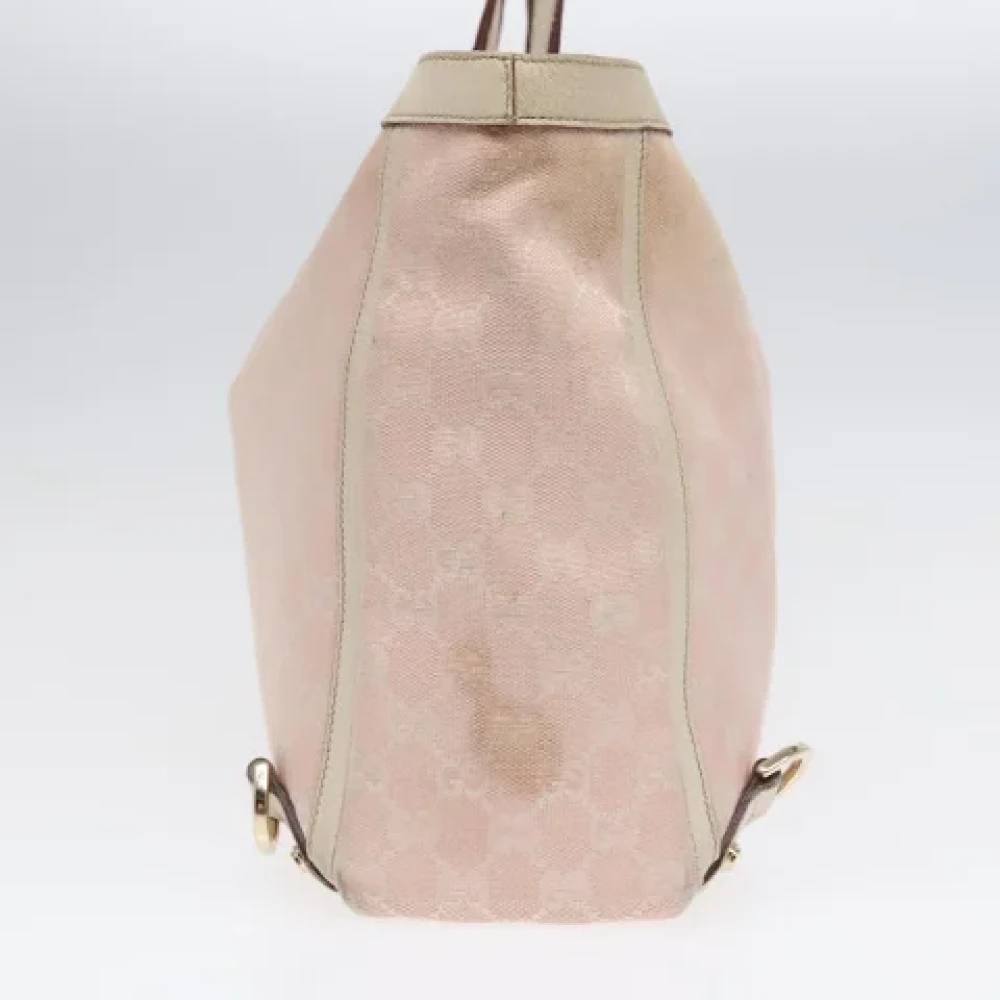 Gucci Vintage Pre-owned Canvas gucci-bags Pink Dames