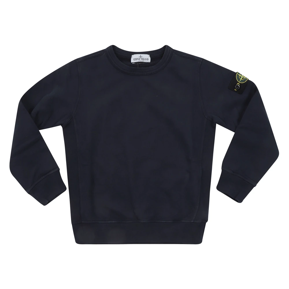 Stone Island Jumpers - Male - Kids Sweatshirts - Blue - 12 Y - Kids