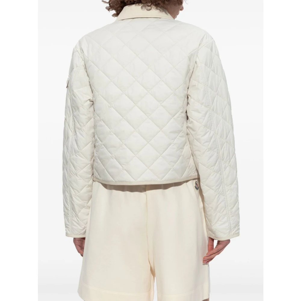 Moncler Ivoor Winterjassen voor Vrouwen Beige Dames