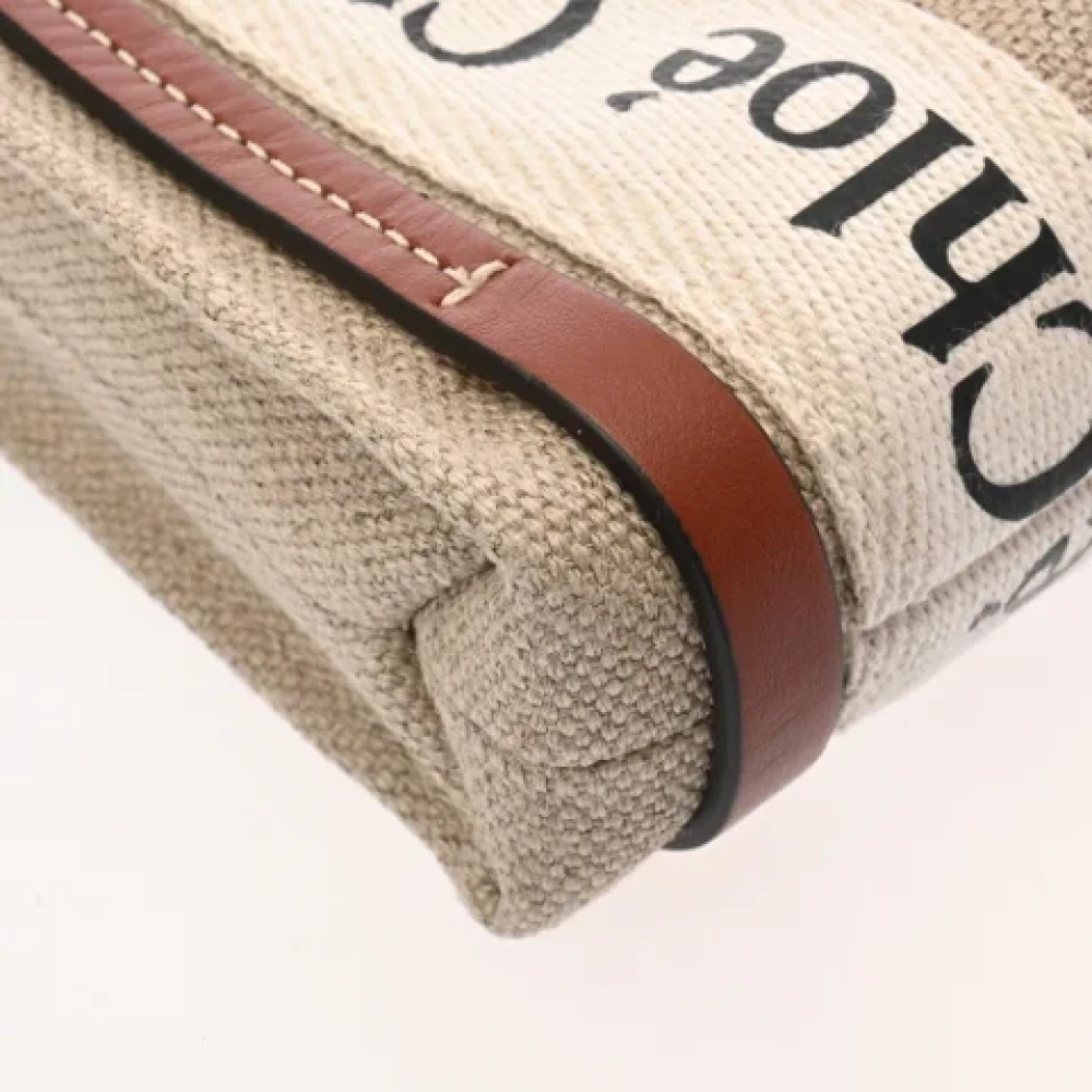 Chloé Pre-owned Leather handbags Beige Dames