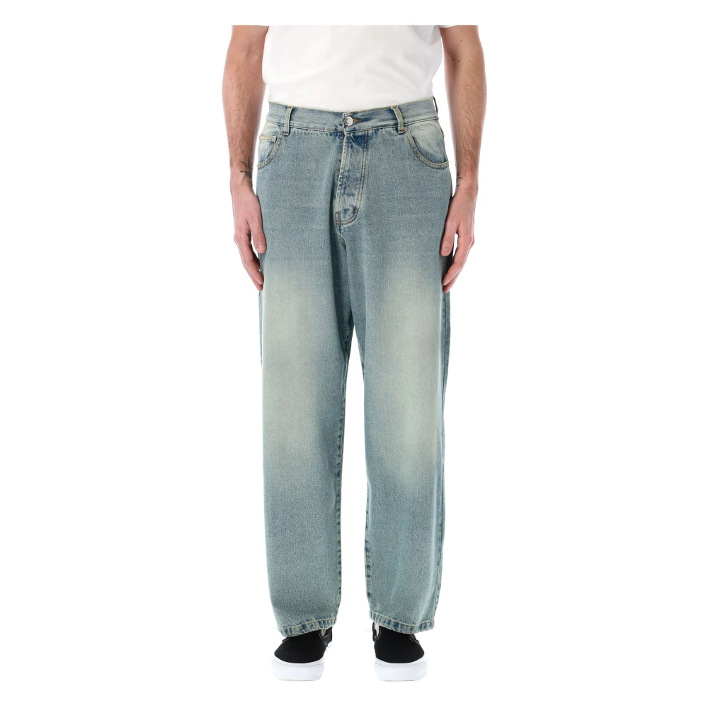 Pop Trading Company Denim Jeans Blue Heren