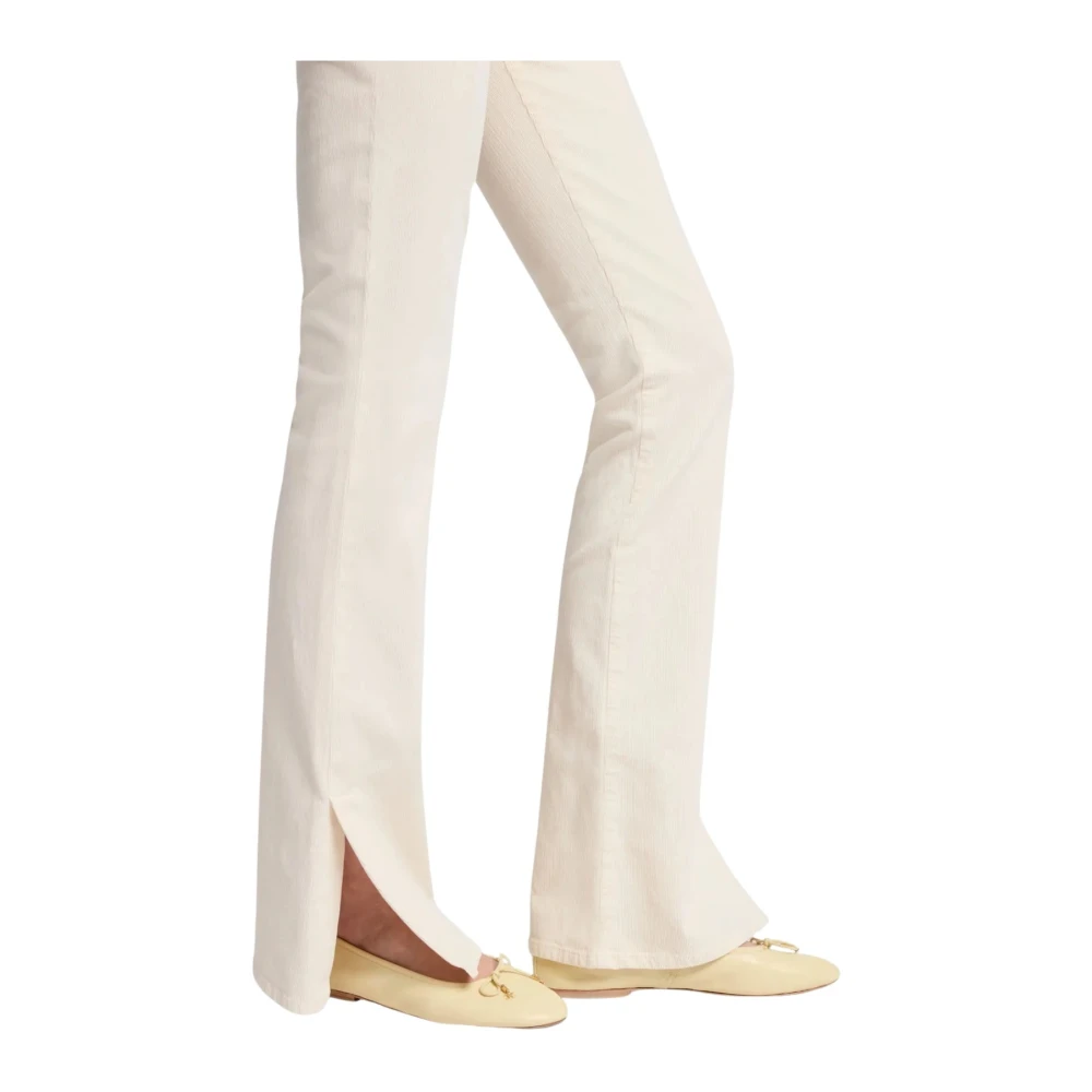 7 For All Mankind Elegante Bootcut Broek White Dames