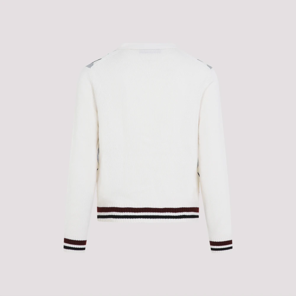 Gucci Witte Trui Verfijnde Stijl White Heren