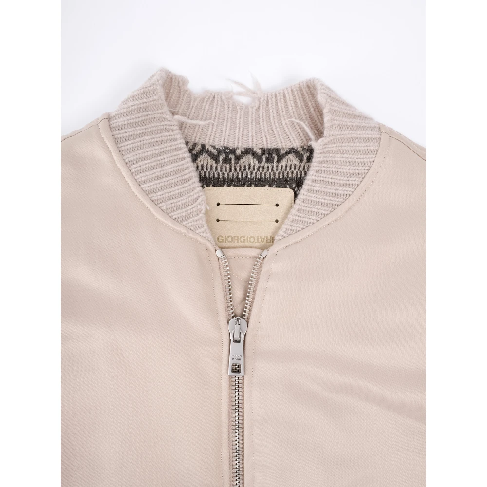 Giorgio Brato Urban Bomber Jack Beige Dames