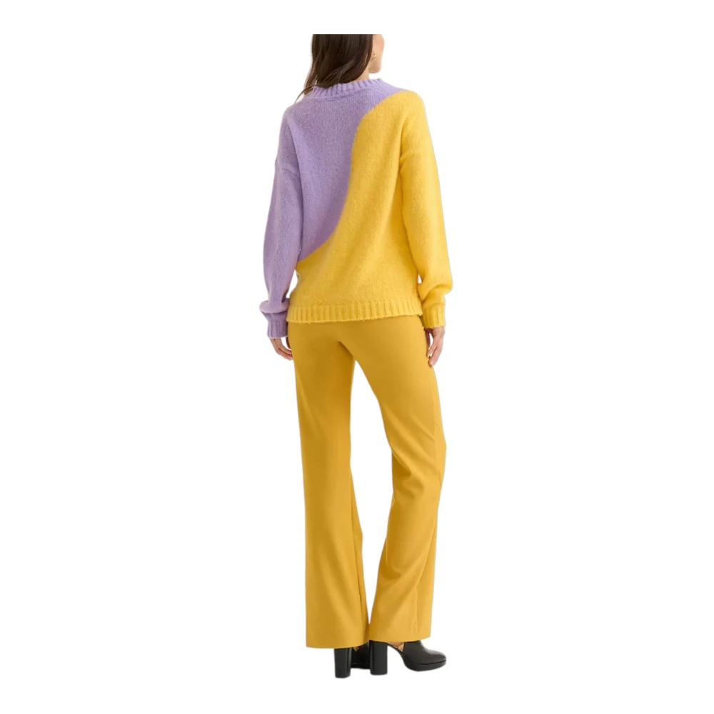 Alviero Martini 1a Classe Stijlvolle Herenbroeken Yellow Dames