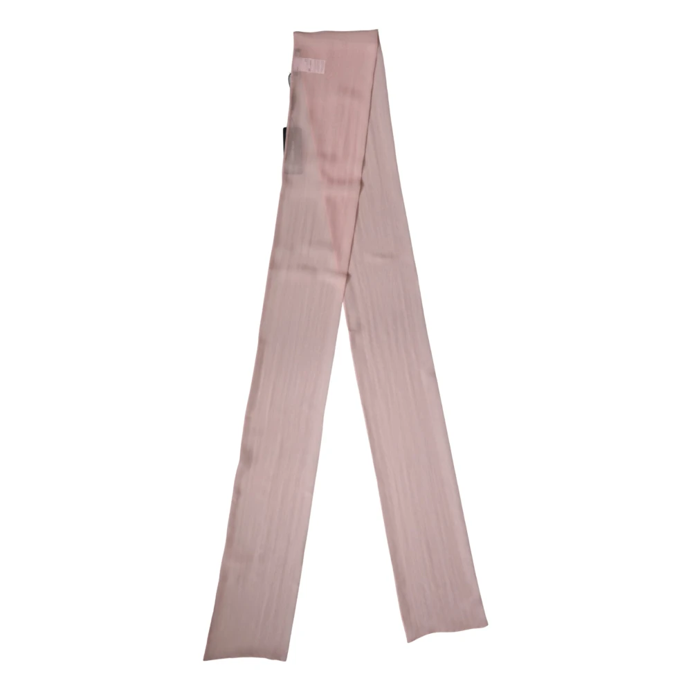 Dolce & Gabbana Women's Pink Silk Scarves, One Size, Stole Scarf
