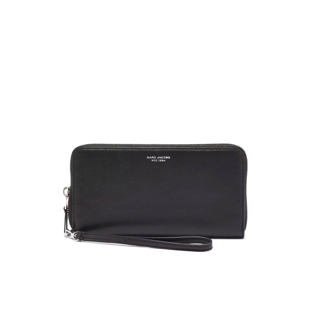 Marc Jacobs Women's Black Wallets & Cardholders, One Size, Slim Continental Wallet With Front Logo
