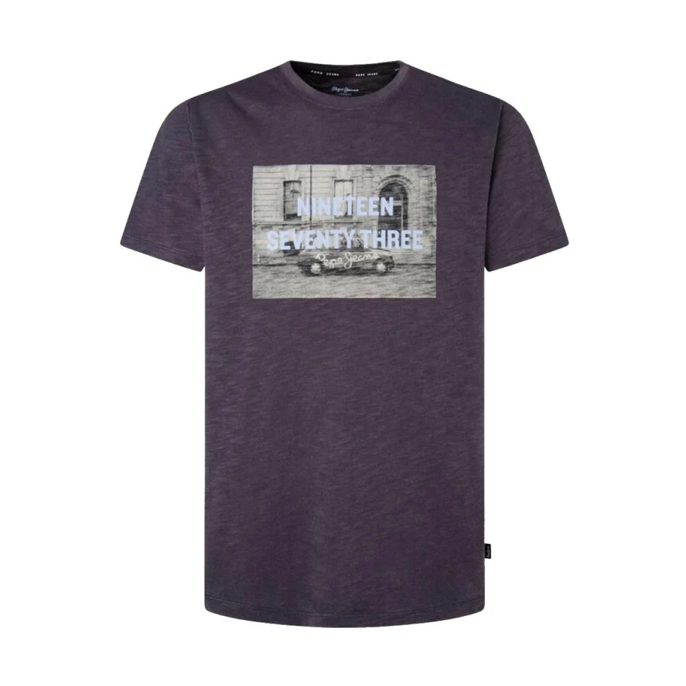 Pepe Jeans Men's Gray Crew Neck T-Shirt