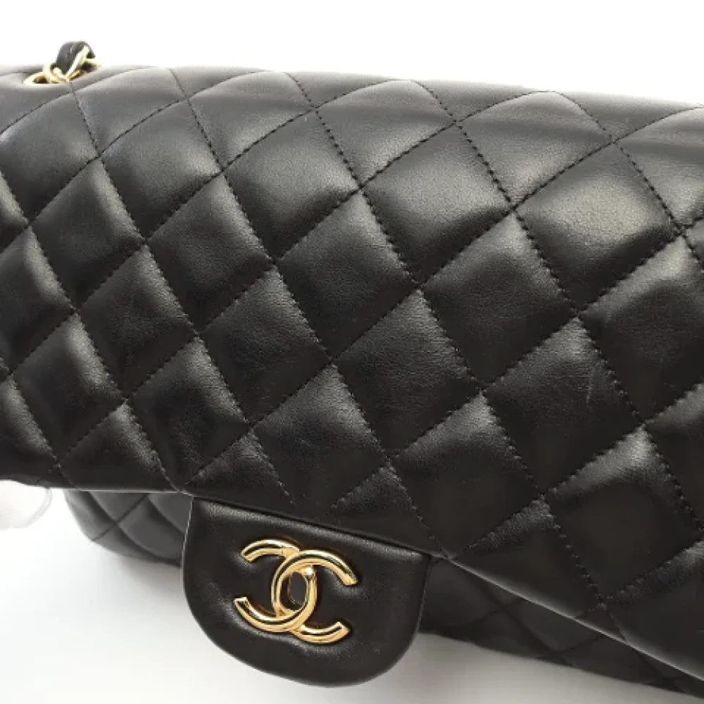 Chanel Vintage Pre-owned Leather shoulder-bags Black Dames