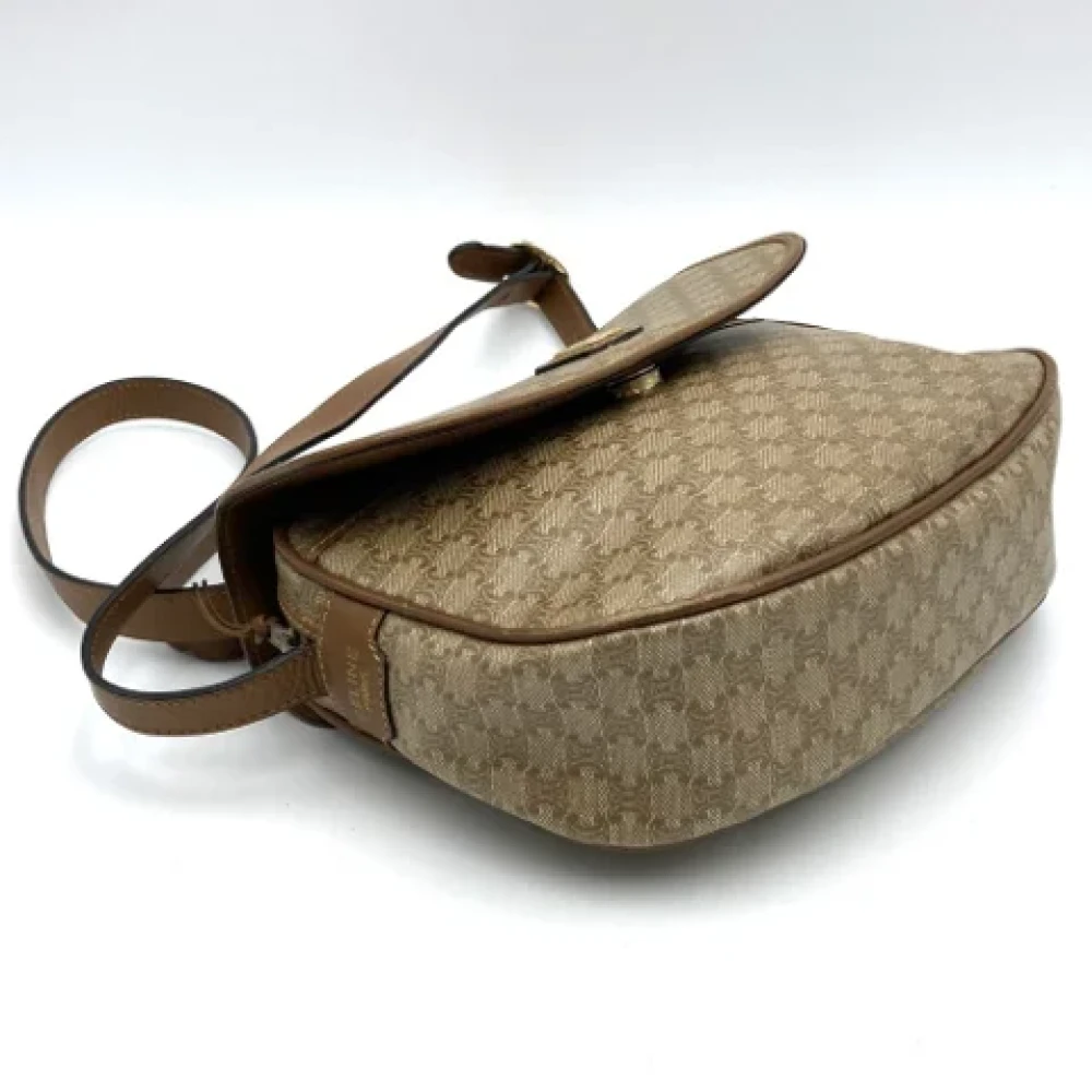 Celine Vintage Pre-owned Plastic celine-bags Beige Dames