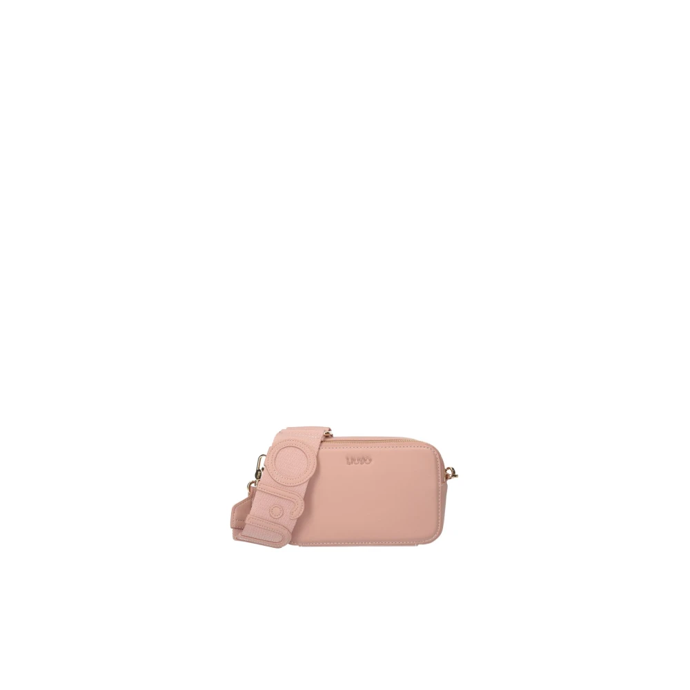 Liu Jo Roze Mini Logo Schoudertas Pink Dames