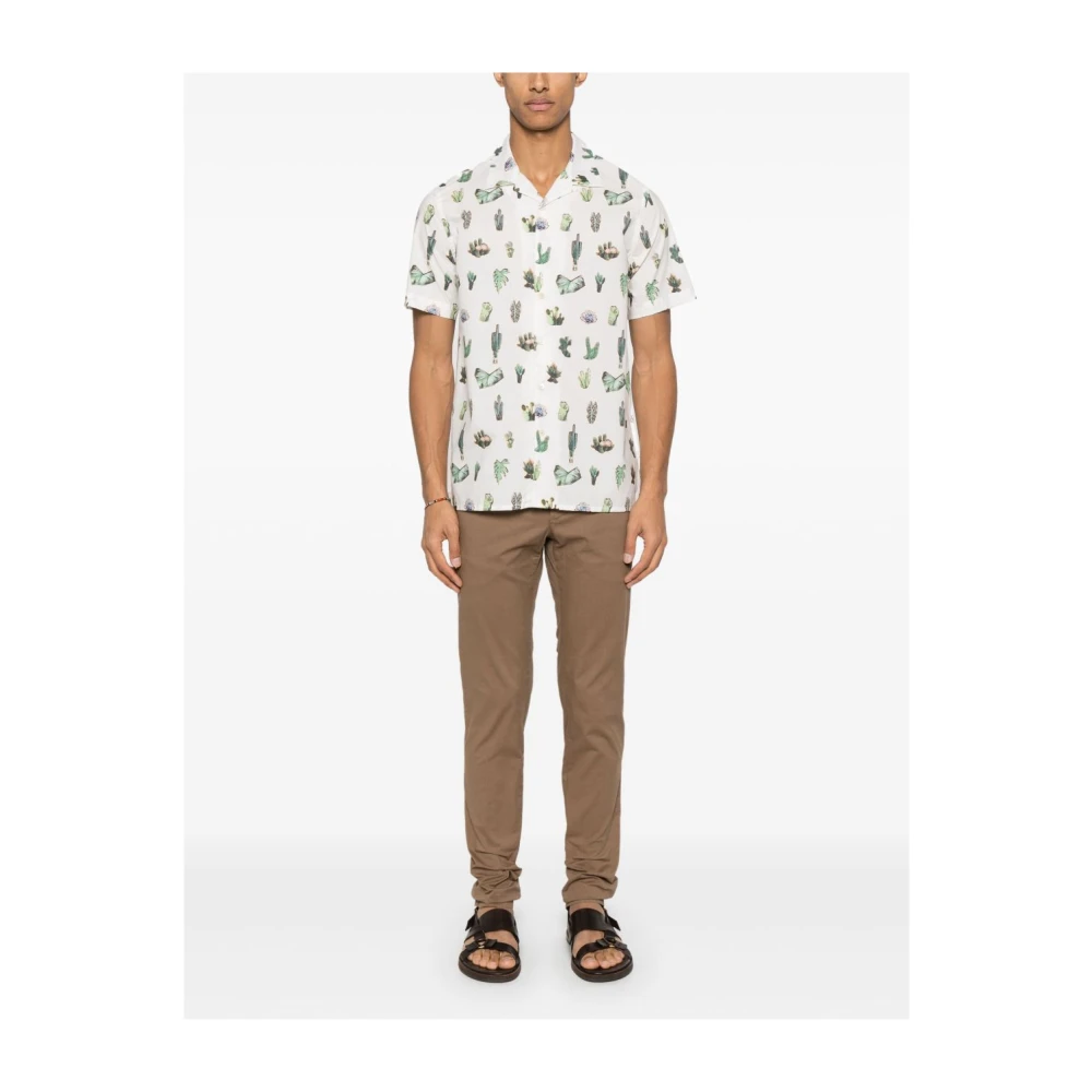 PS By Paul Smith Wit Katoenen Overhemd Stijlvol Veelzijdig White Heren
