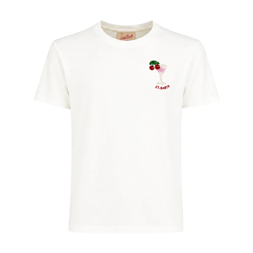 Mc2 Saint Barth White T-Shirts, Female, L, Emilie T-Shirt