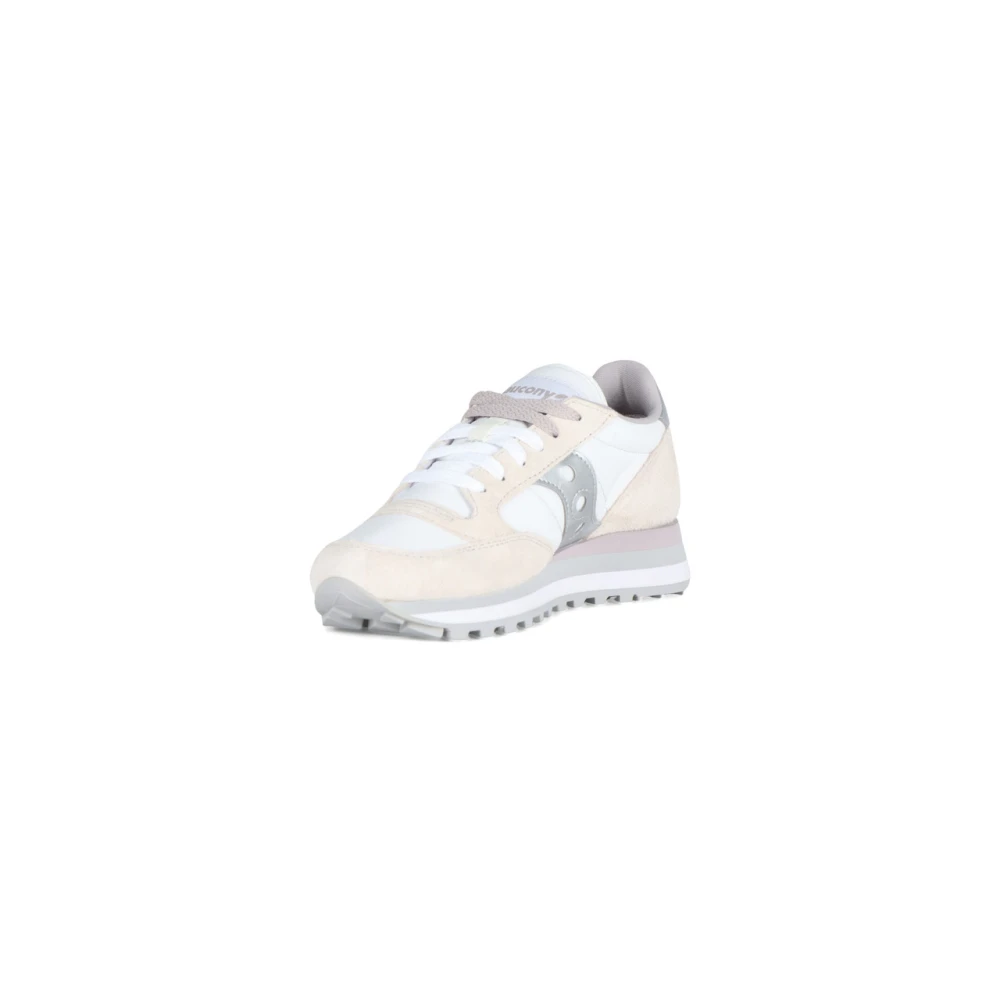 Saucony Jazz Triple Leren en Stoffen Sneakers White Dames