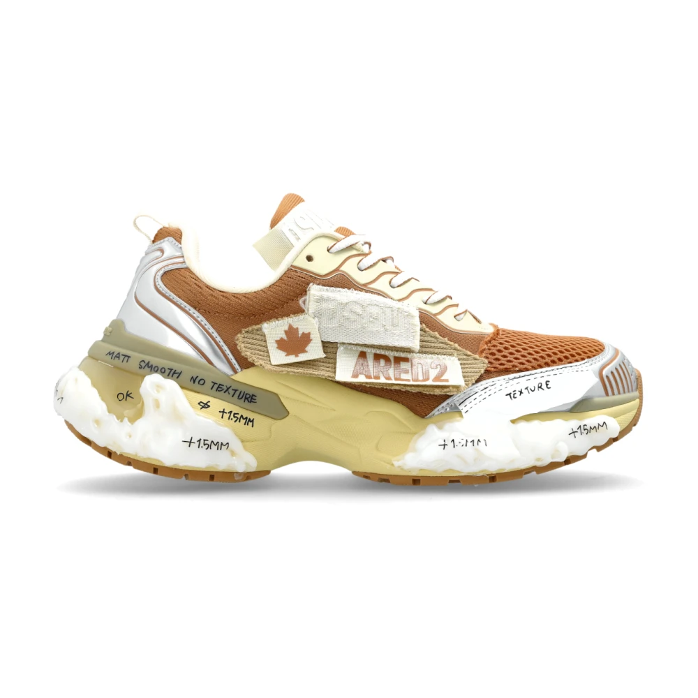 Dsquared2 Faster Sneakers Heren Schoenen Bruin