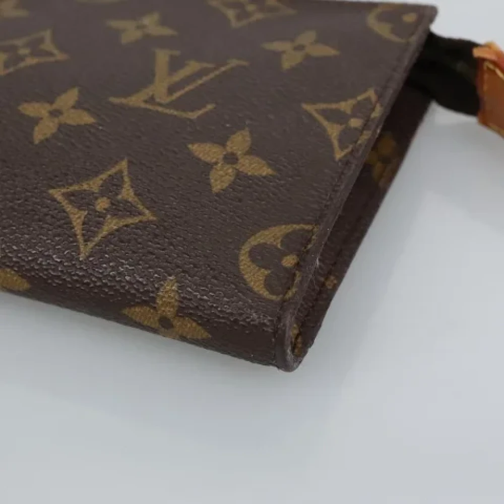 Louis Vuitton Vintage Pre-owned Leather pouches Brown Dames
