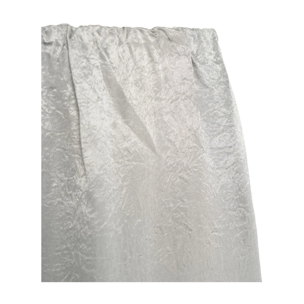 Birgitte Herskind Grijze Midi Rok met Kreukeleffect Gray Dames