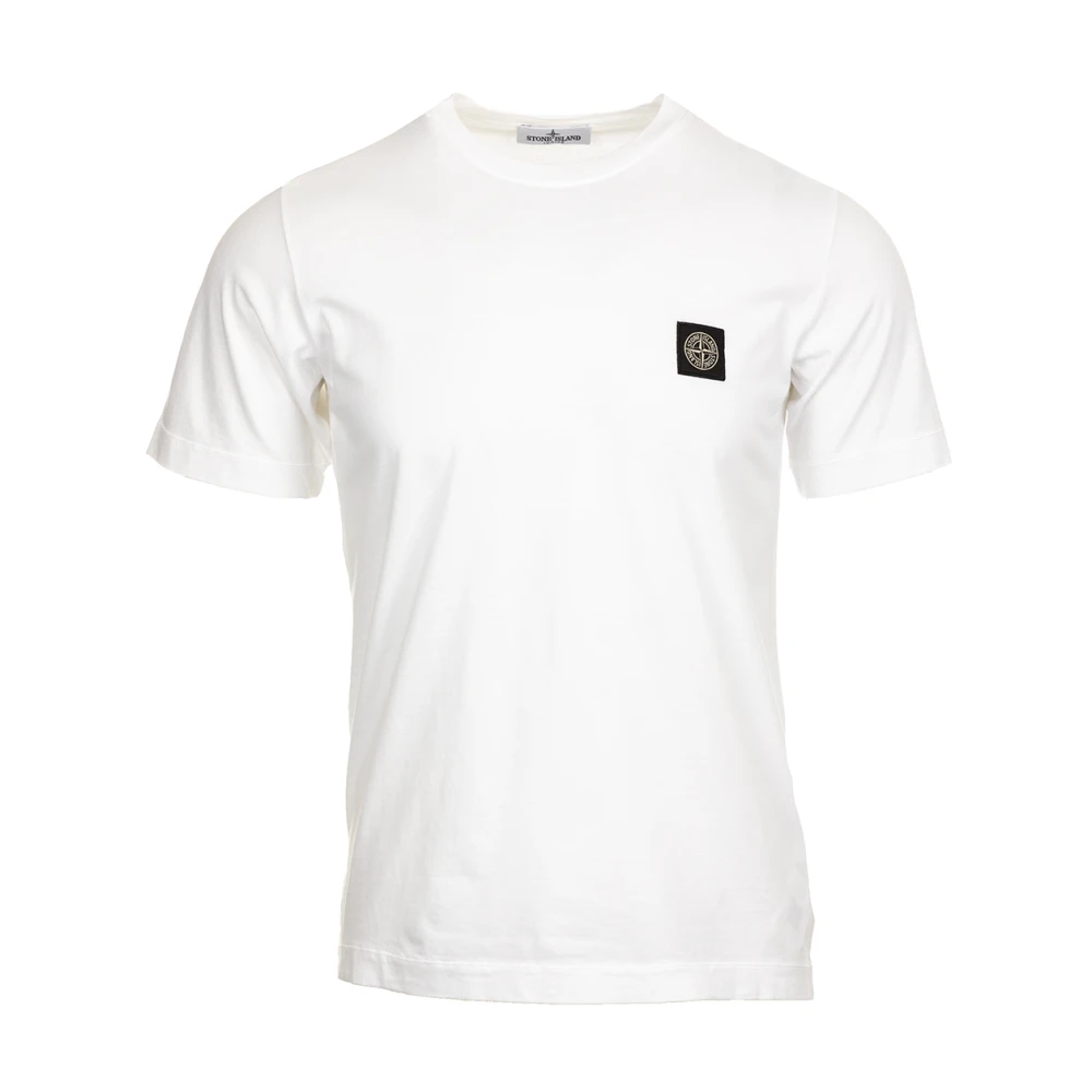 Stone Island Logo T-shirt Herr White, Pojke