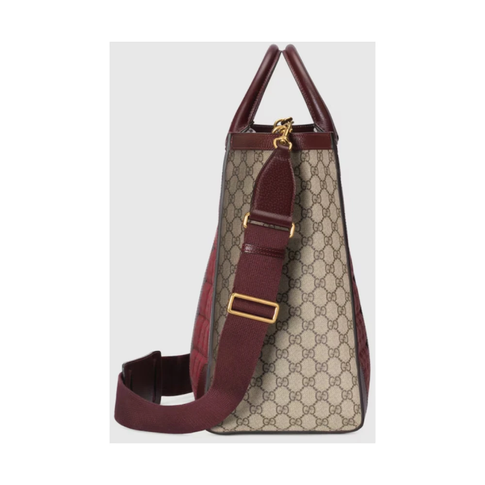Gucci Mini GG Canvas Grote Tote Tas Brown Dames