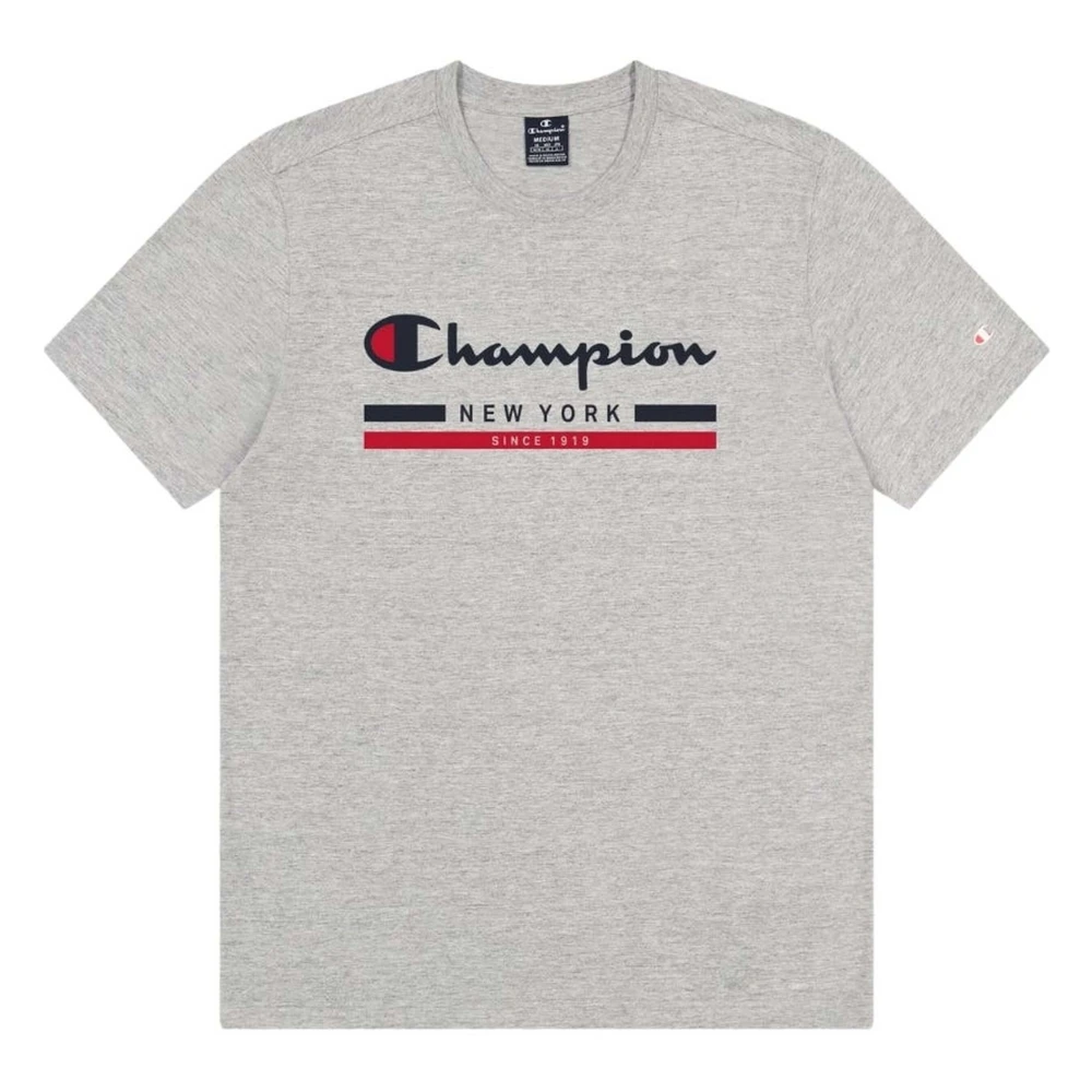 Champion Ronde hals T-shirt Gray Heren