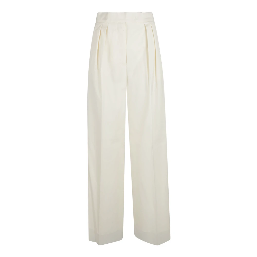 Max Mara Elegante Piombo Broek Beige Dames