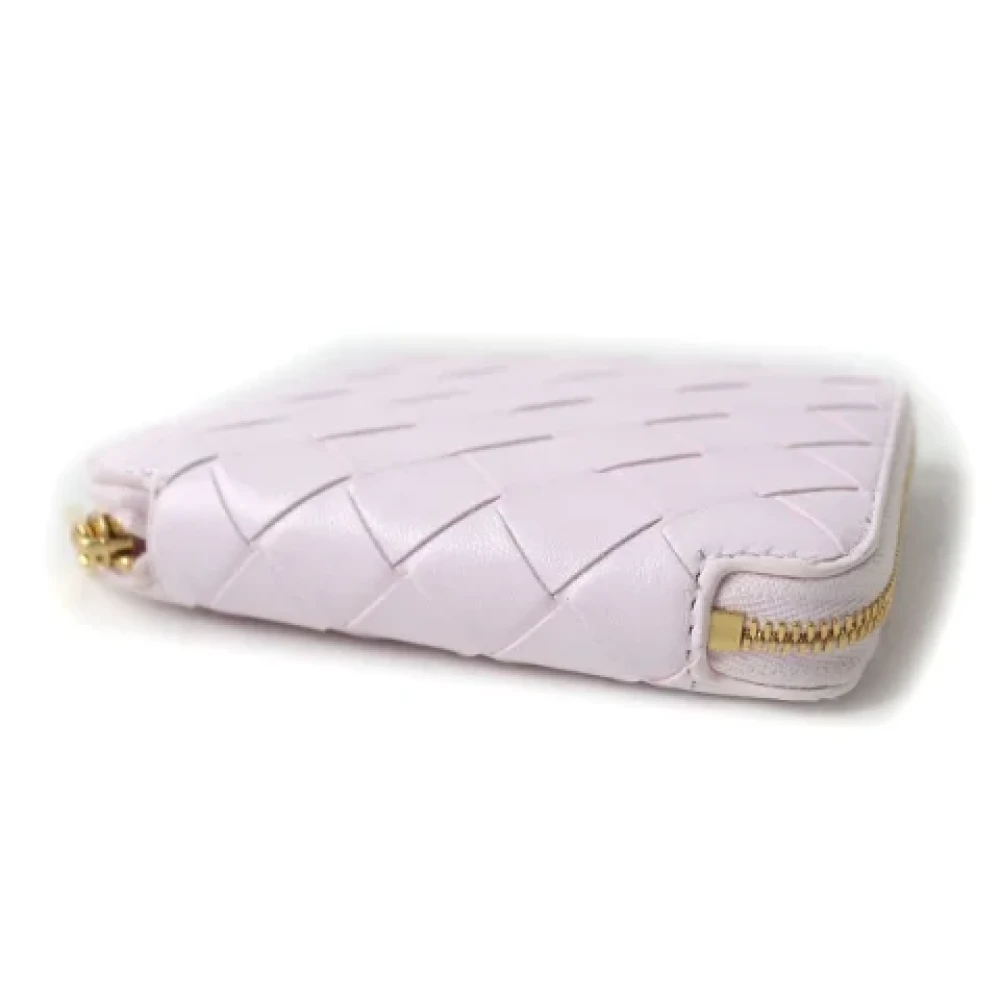 Bottega Veneta Vintage Pre-owned Leather wallets Pink Dames