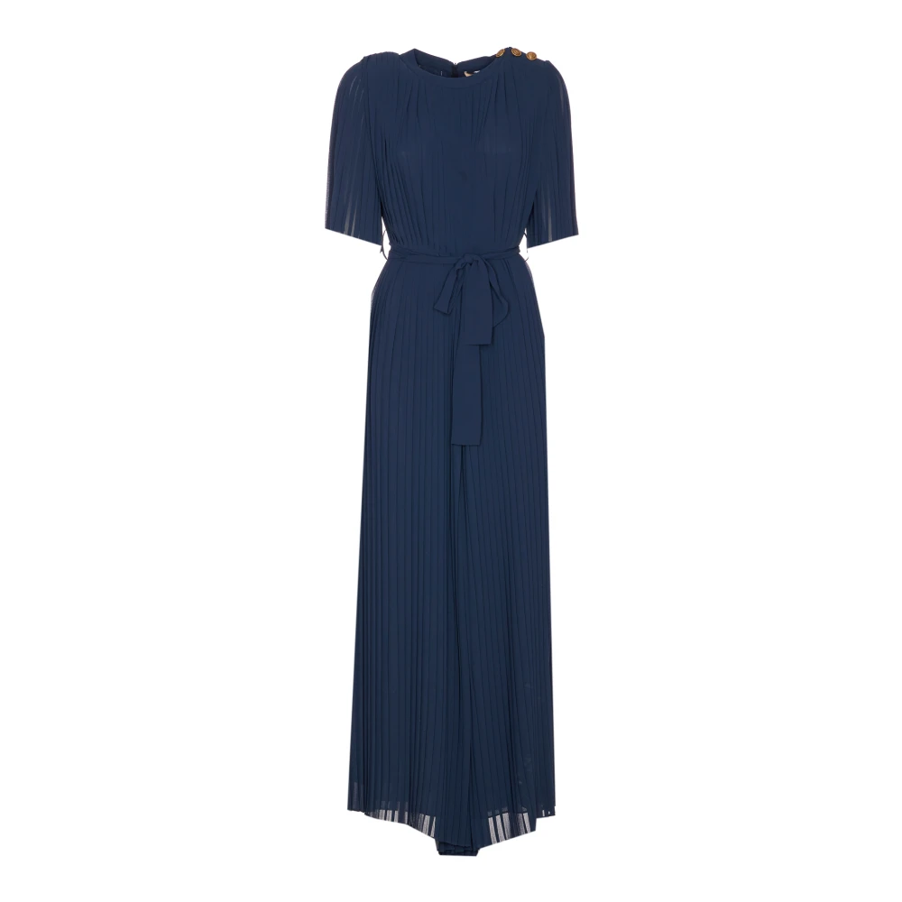 Twinset Blauw Gebreide Set Blue Dames