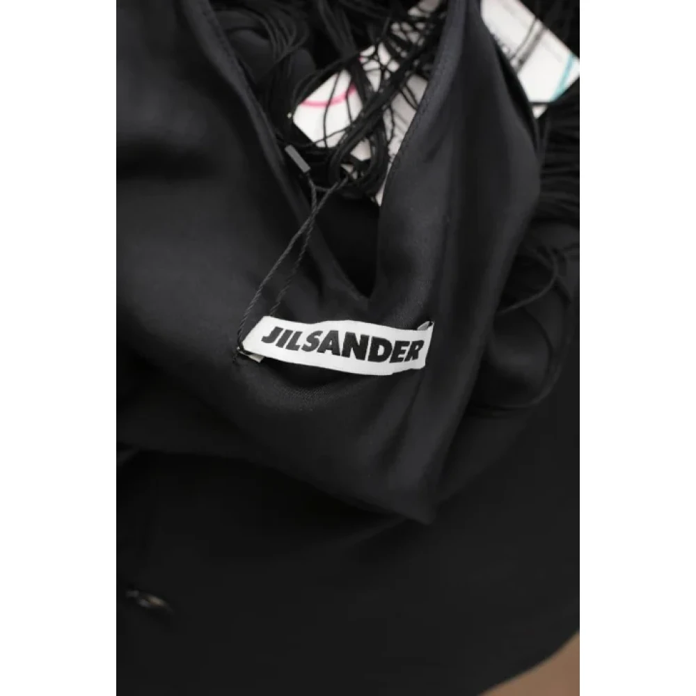 Jil Sander Pre-owned Silk dresses Black Dames