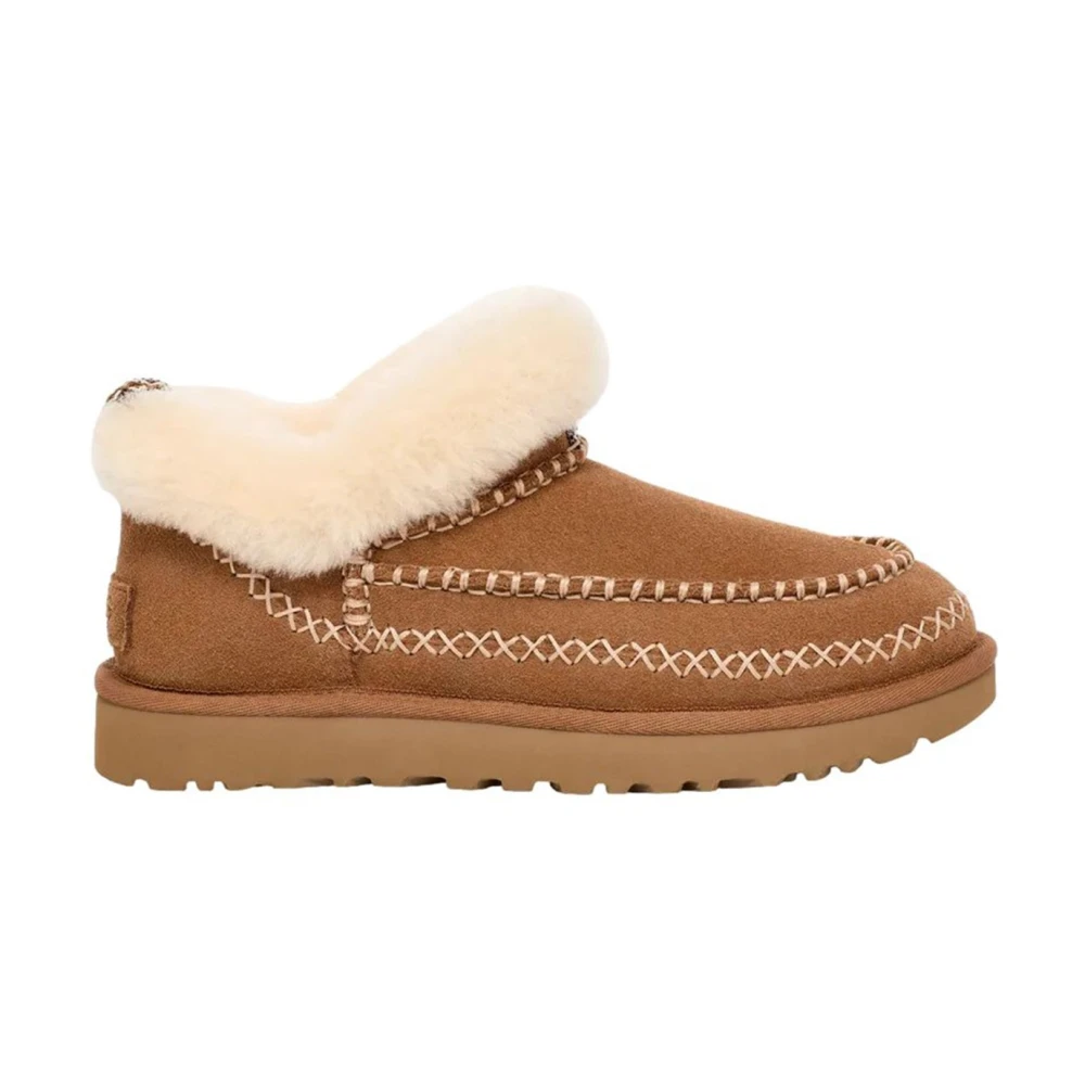 Ugg Brown Casual Camel Womens Booties - Female - Winter Boots - 4 Uk - Shoes