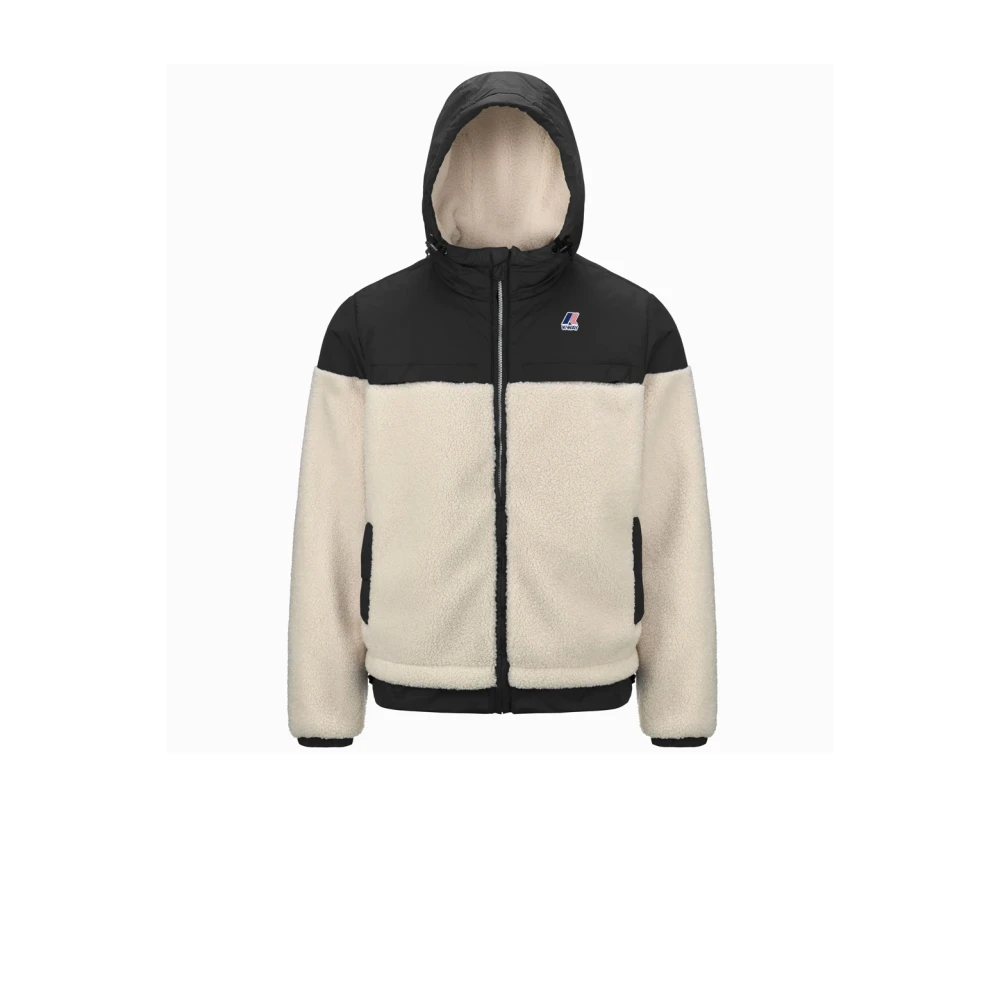 K-way Winddichte Sherpa Jas met Nylon Applicaties Multicolor Heren