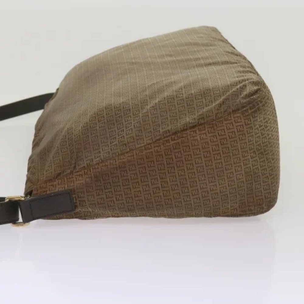 Fendi Vintage Pre-owned Canvas fendi-bags Brown Dames