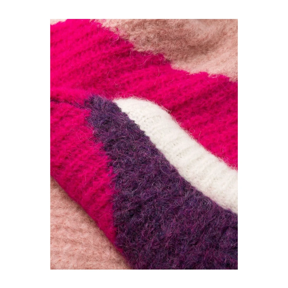 Circus Hotel Mohair Alpaca Wool Oversized Sweater Multicolor Dames