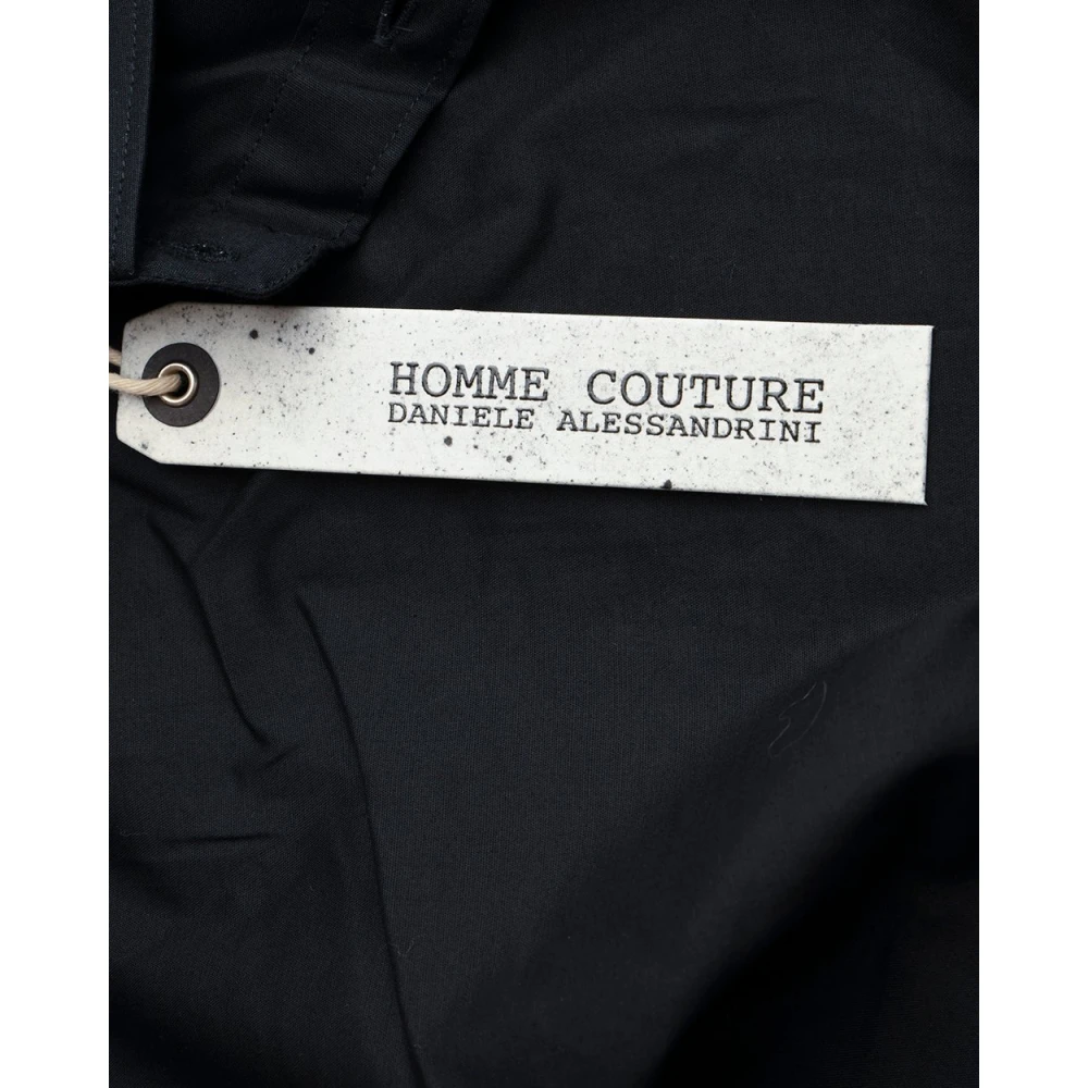 Daniele Alessandrini Basis Polo Kraag Shirt Black Heren
