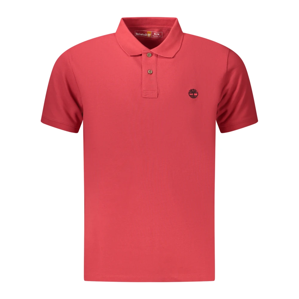 Timberland Men's Red Polo Shirts, L, Oyster River Short-Sleeve Polo