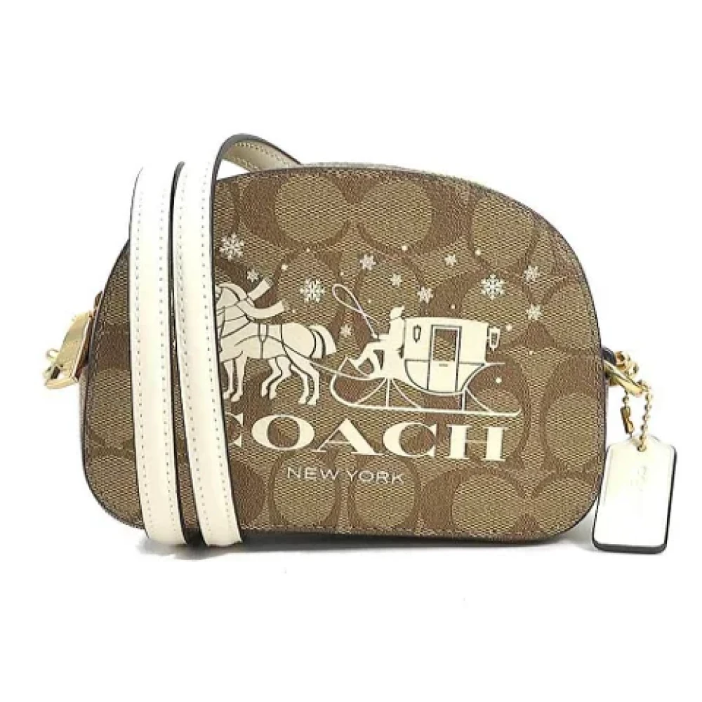 Coach Pre-owned Leather shoulder-bags Brown Dames
