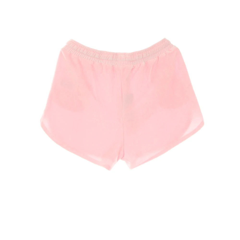 Tommy Hilfiger Romantische Roze Velours Elastische Shorts Pink Dames