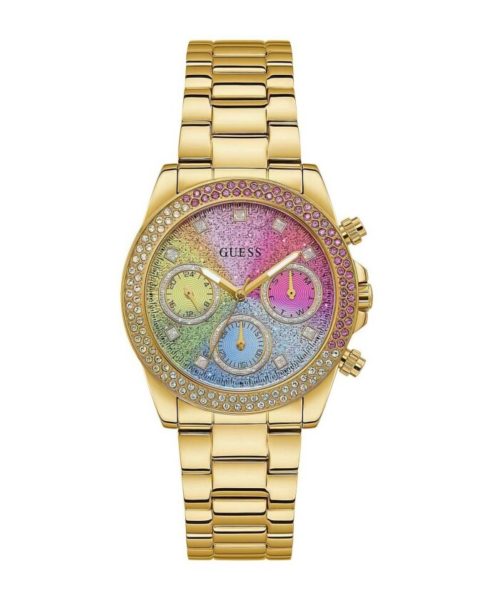 or-acier-inoxydable-cadran-colore-montre