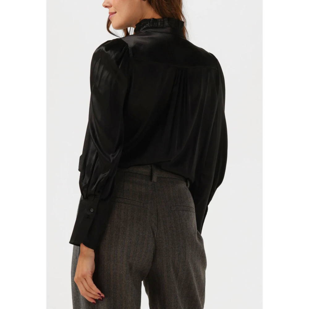 Dea Kudibal Elegante Roberta Zwarte Blouse Black Dames