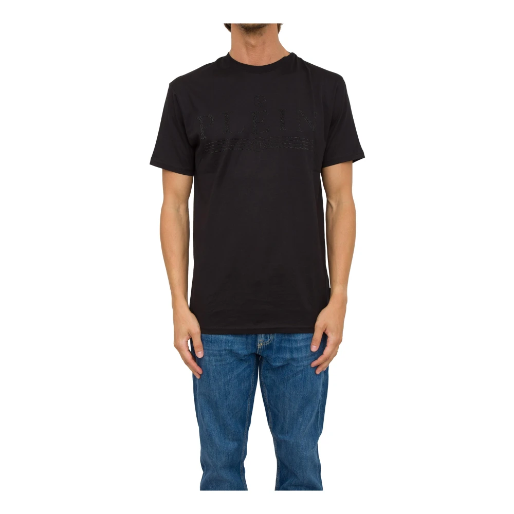 Philipp Plein Casual Katoenen T-Shirt Black Heren