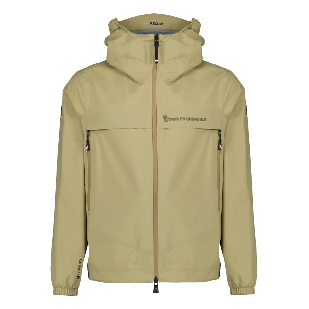 Moncler Beige Shipton Hooded Shell Jacket - Male - Light Jackets - L - Jackets